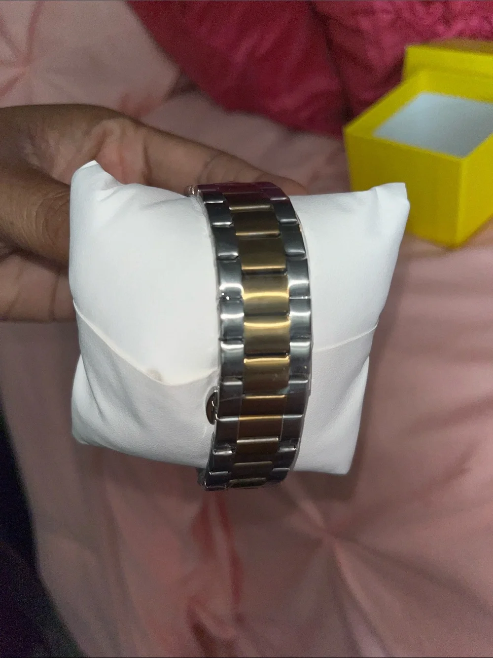 Invicta Silver and Gold Two-Tone Bracelet Watch